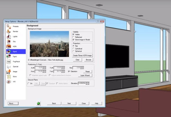 Background Layer Wizard