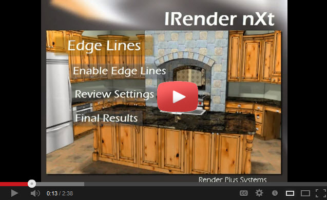 Rendering with Edge Lines