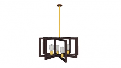 Black Fluorescent Lamp Chandelier.jpg