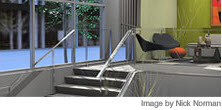 Interior Staircase Rendering